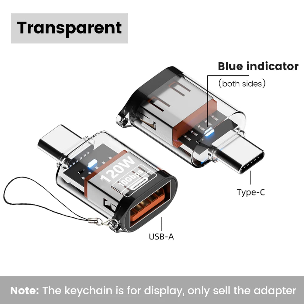 120W USB - C to USB - A OTG Adapter