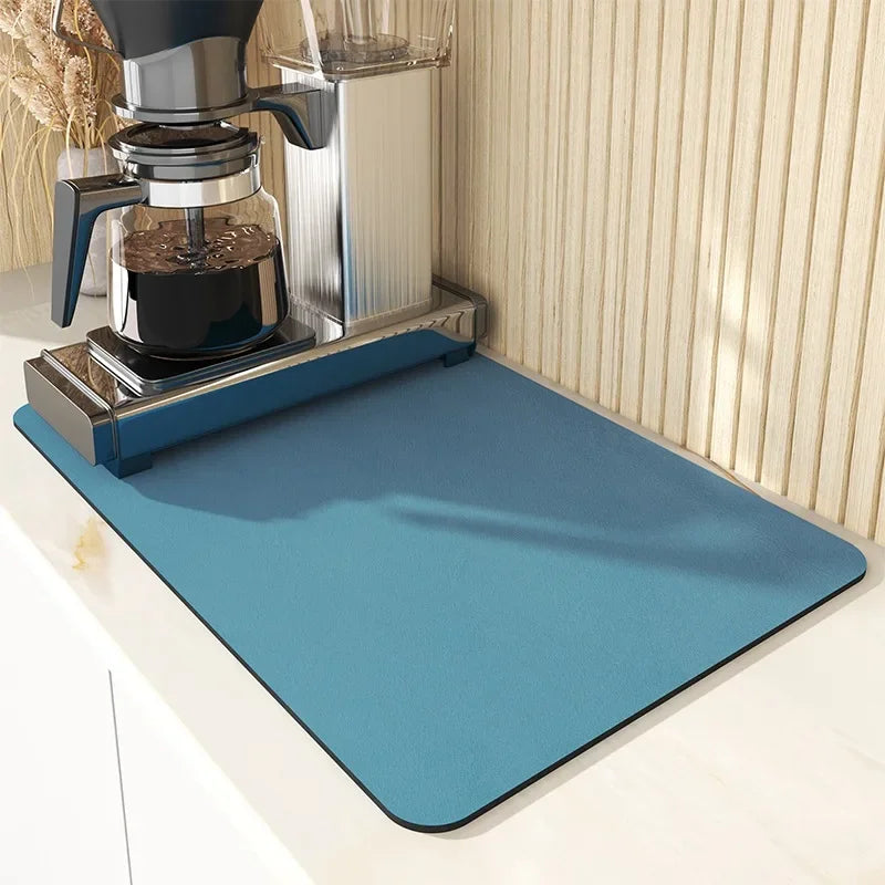 Large Kitchen Super Absorbent Mat Coffee Dish