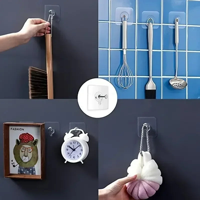 Photo Frame Hooks Storage Rack Screw Holders Door