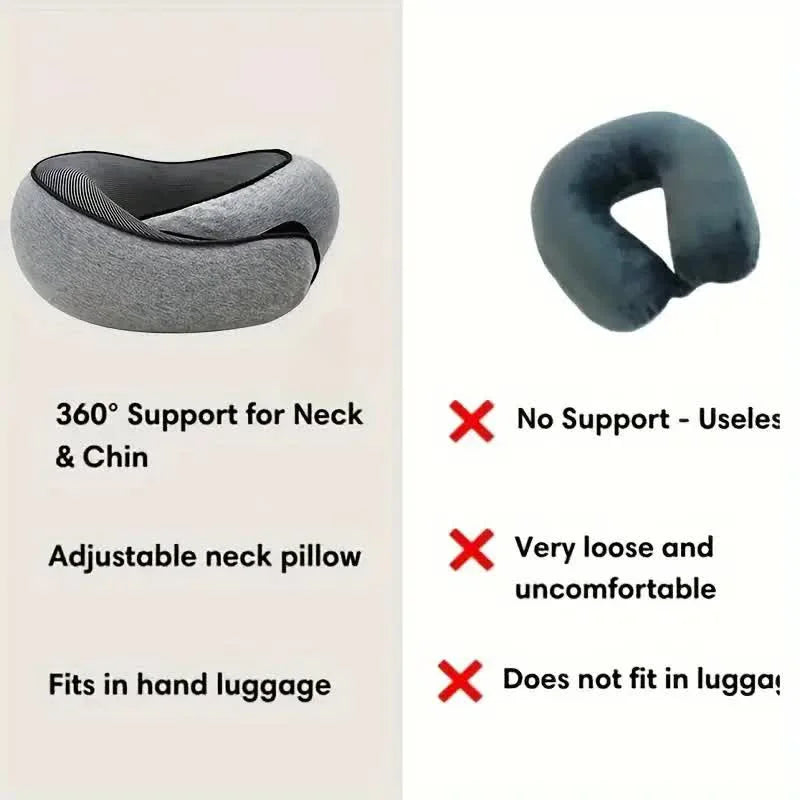 Travel Neck Pillow Memory Foam U - shaped Pillow