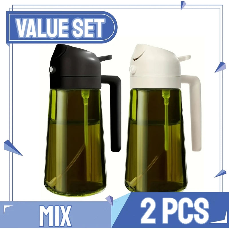 2in1 Kitchen Spray Oil Dispenser Oil Sprayer