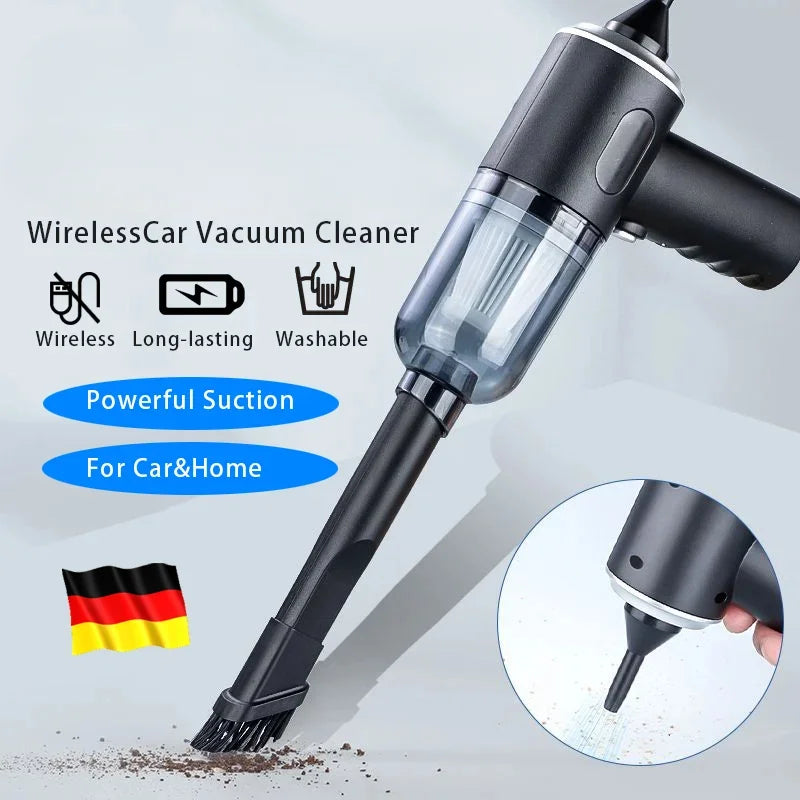 9000Pa Wireless Car Vacuum Cleaner USB Charging