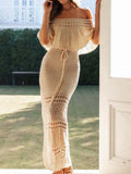 hirigin Elegant Women's Summer Boho Long Tube Top Dress