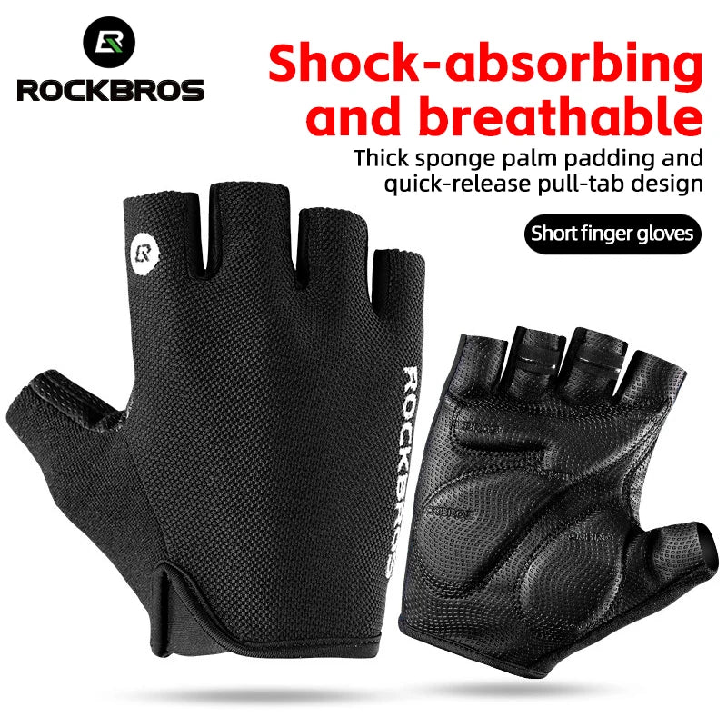 ROCKBROS Bike Gloves Half Finger Summer