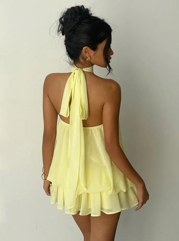 Women's Vacation Slim Fit Fashion Sexy Backless Halter