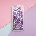 Coque de téléphone à paillettes étoiles cœur d'amour pour iPhone 15