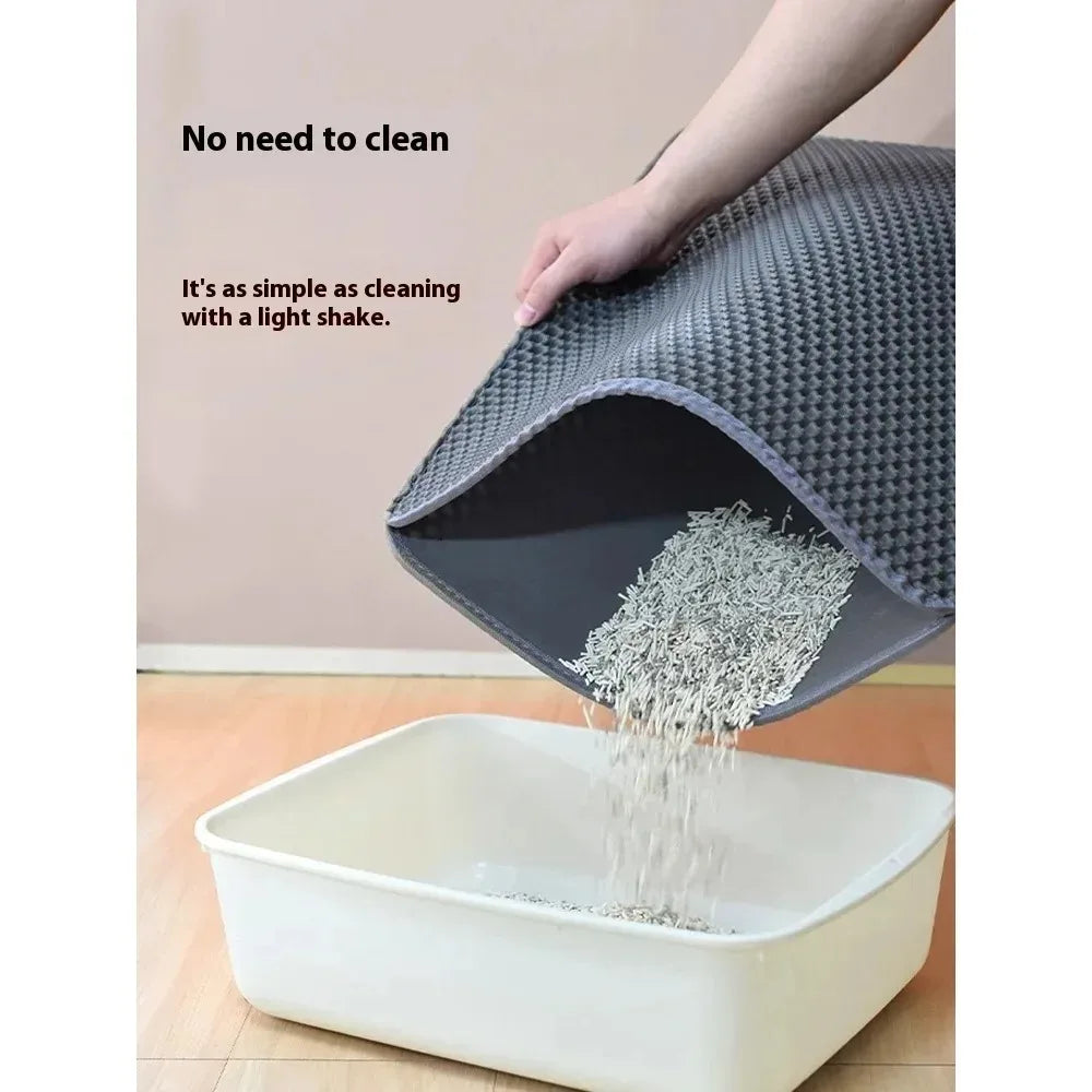 90X60CM Double Layer Waterproof Nonslip Cat