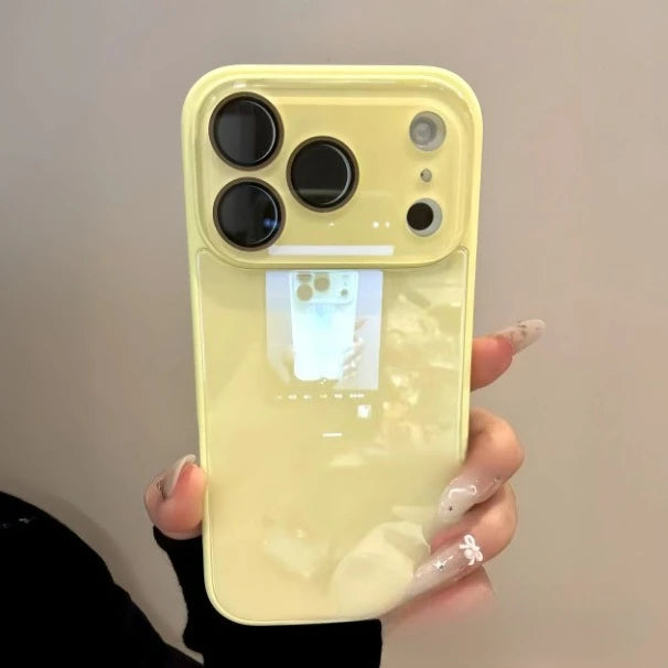 Luxury Candy Color Tempered Glass Camera