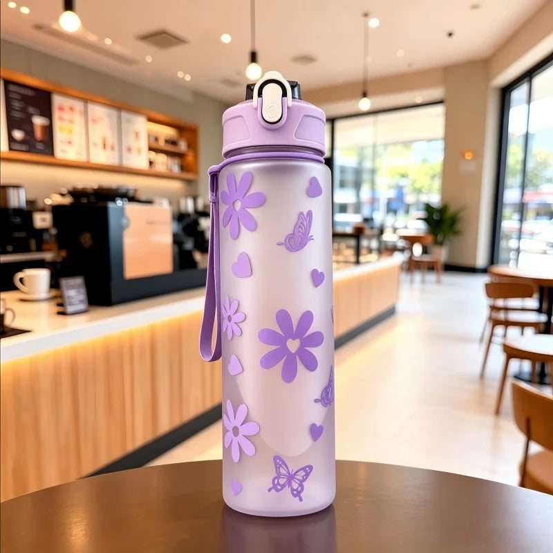 800ml/27oz Large Capacity Sports Water Bottle