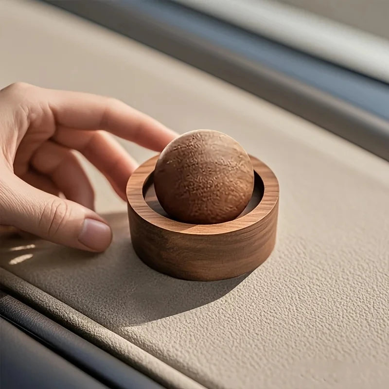 Car & Home Essential Oil Diffuser - Made of Wood