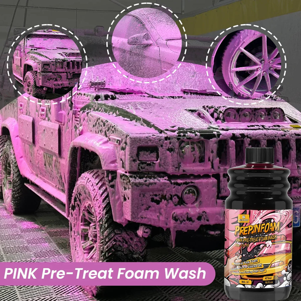 Pink Magic Foam Car Wash Shampoo Car High