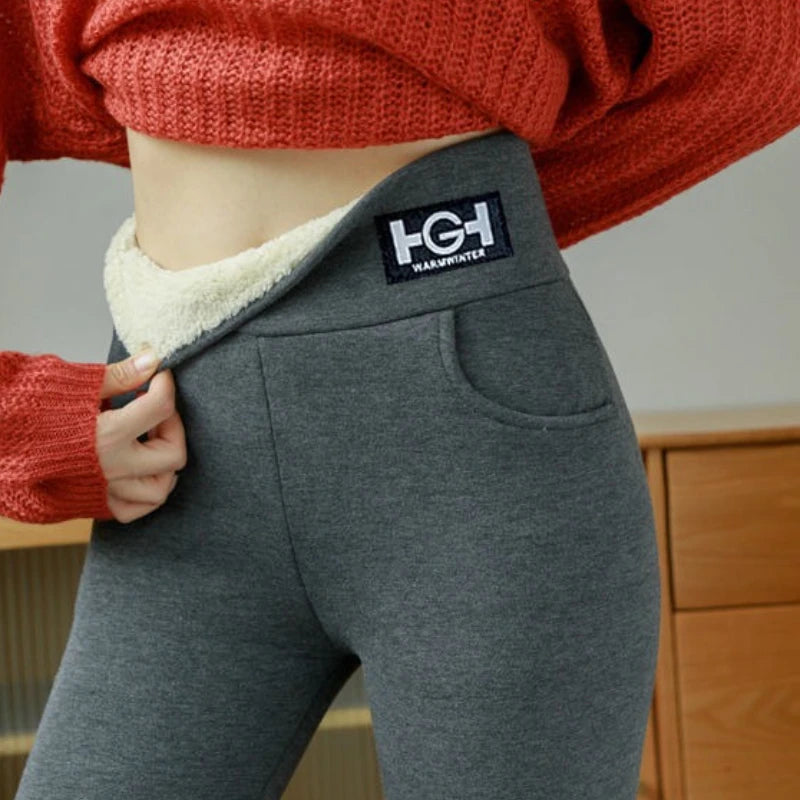 Women's Fleece Lined Thermal Leggings Winter Warm
