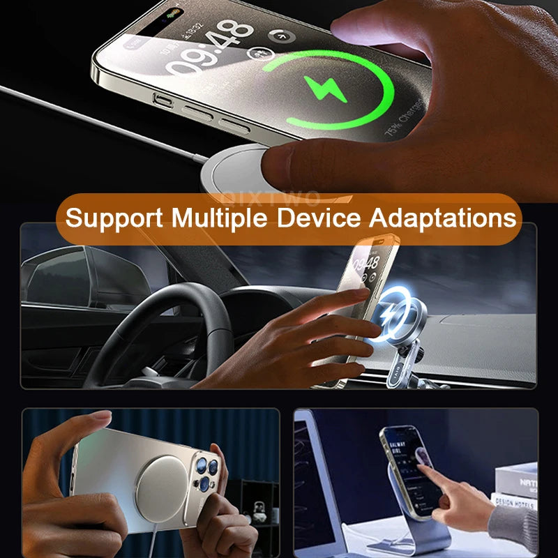 Luxury Glass Camera For Magesafe Magnetic