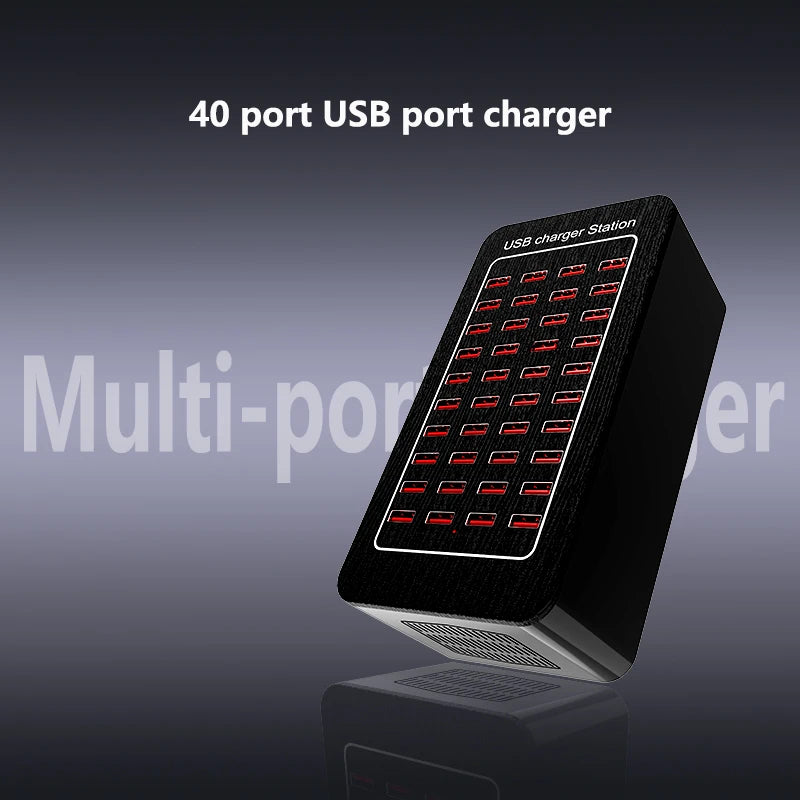 40 - Port USB Charging Station For a Variety of 9