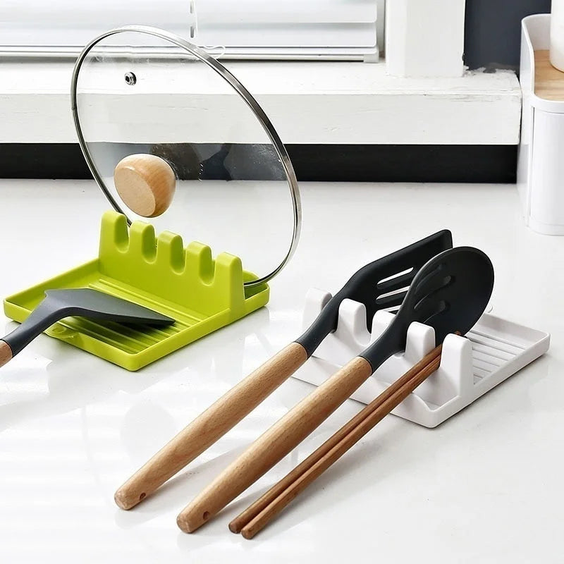 Kitchen Spoon Holders Fork Spatula Rack Shelf