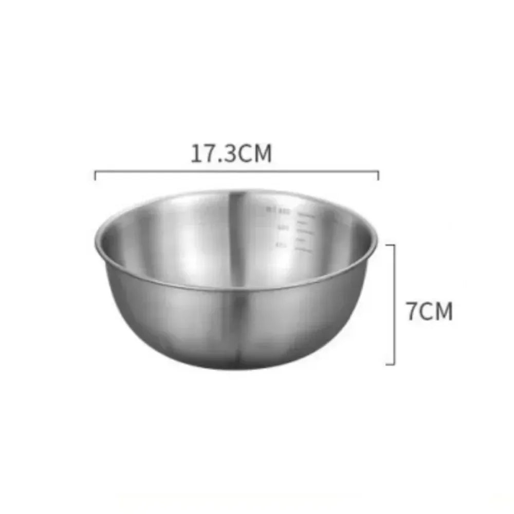 Large Capacity Stainless Steel Bowl Set
