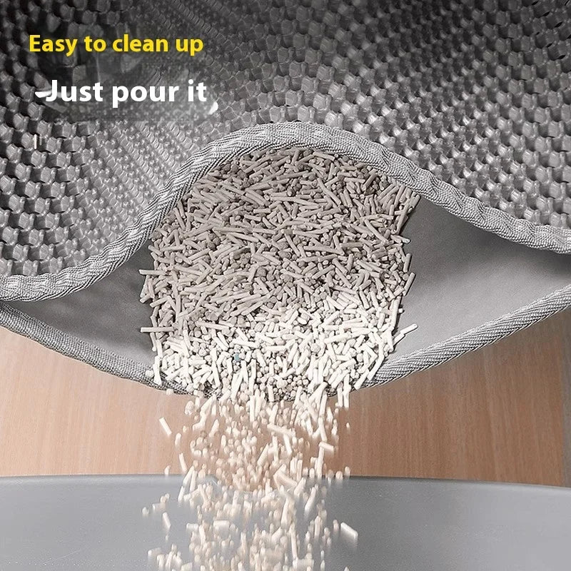 Cat Litter Mat Heavy Duty Waterproof 2 Layer Non