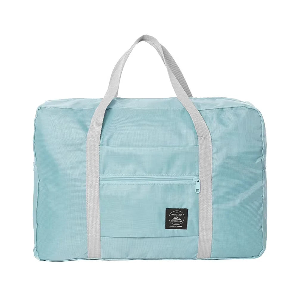 Solid Color Waterproof Folding Travel Bag