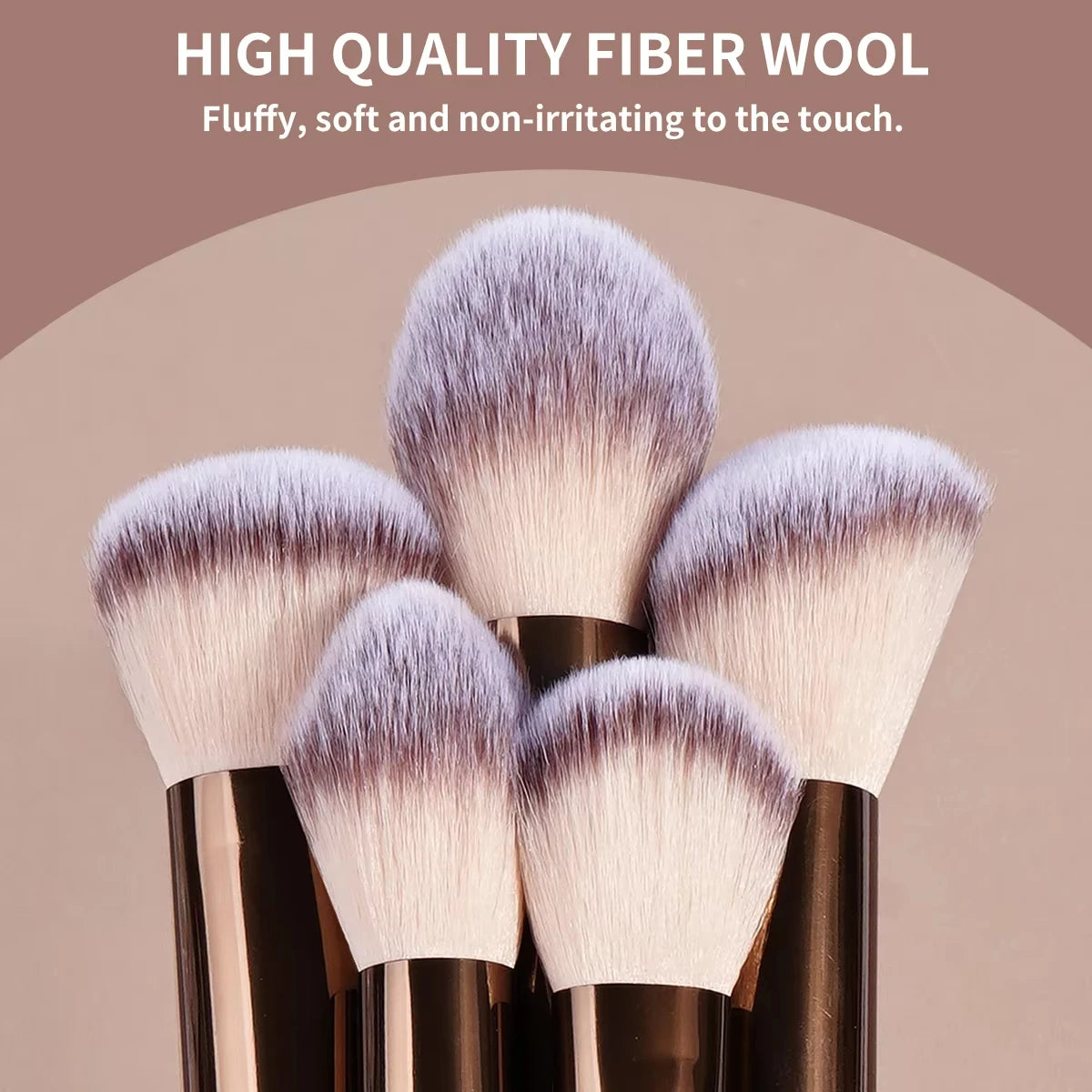 Ensemble de pinceaux de maquillage pour fond de teint et correcteur