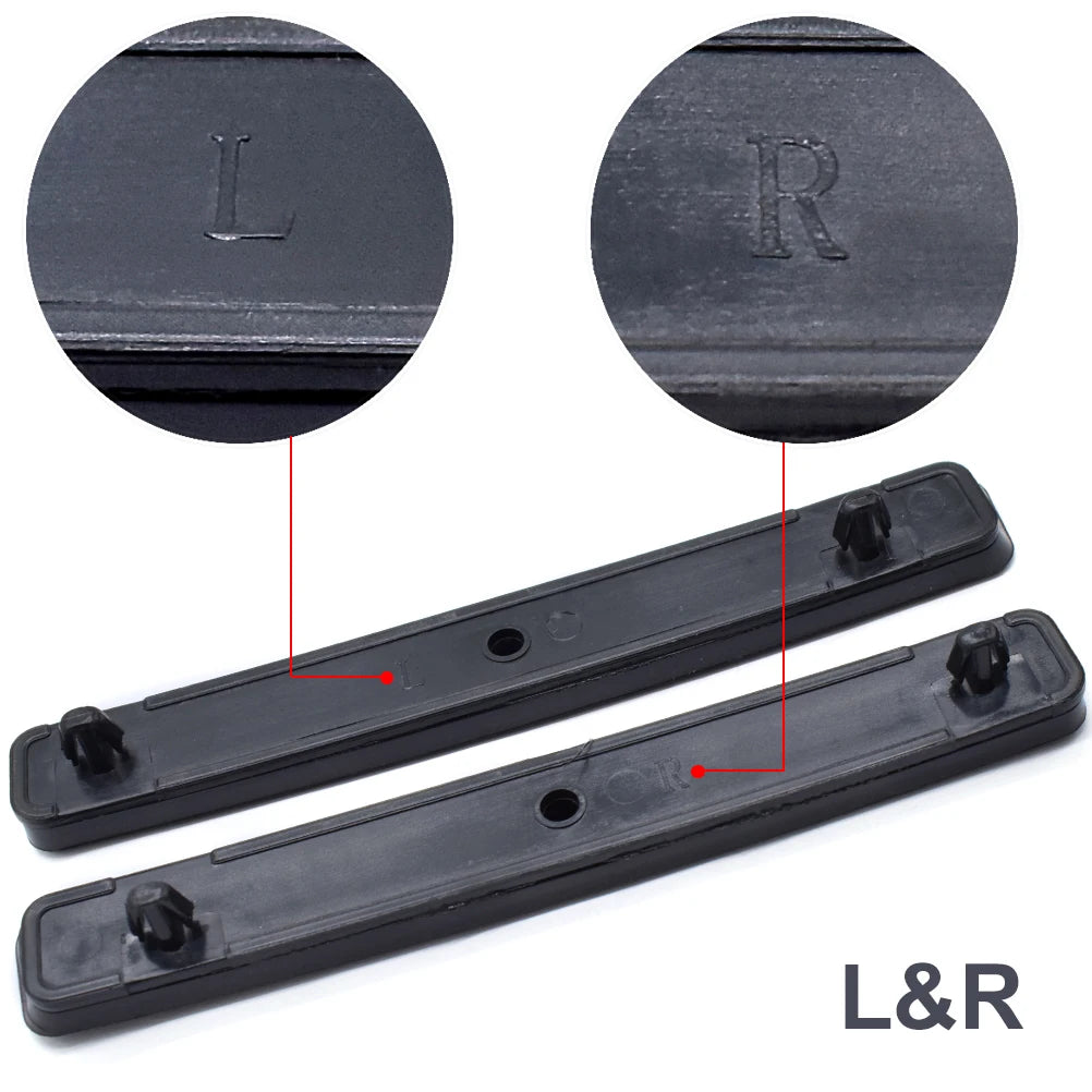 Smoke Black Left Right Rear Bumper Reflector