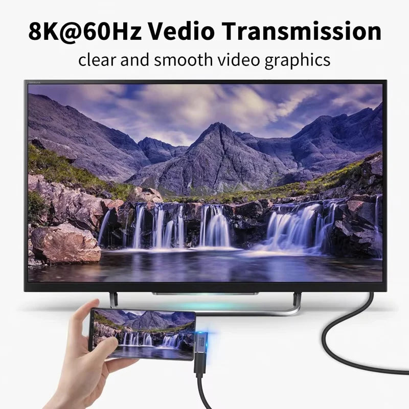 Adaptateur USB4.0 40 Gbit/s OTG Type C coudé à 90 degrés 100W