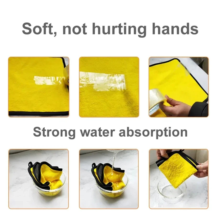 Microfiber Cleaning Towel Thickened