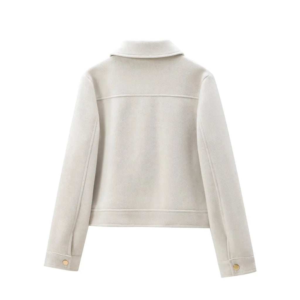 Women's Zipper Jacket Coat New Winter Long Sleeve