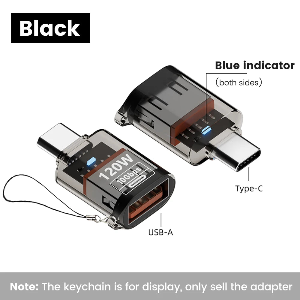 120W USB - C to USB - A OTG Adapter