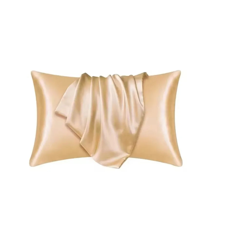 Pillowcase Silk Pillow Cover Silky Satin Hair
