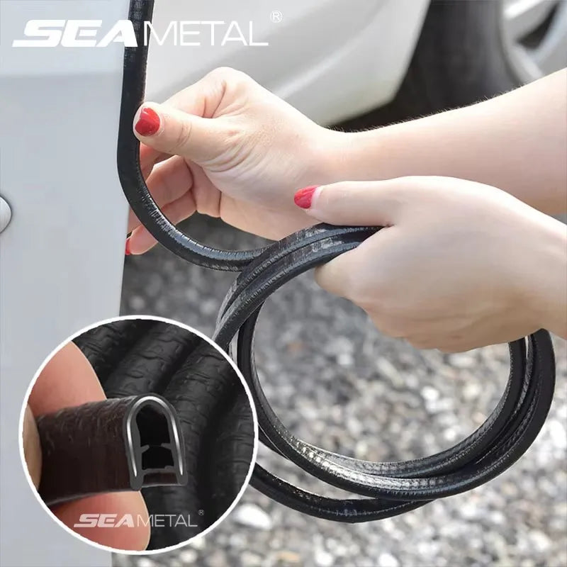 SEAMETAL Car Door Edge Seal Strip 2/5/10m U - Shape