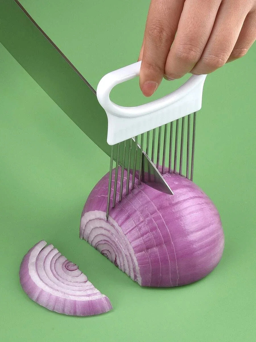 Colorful Onion Slicer & Holder