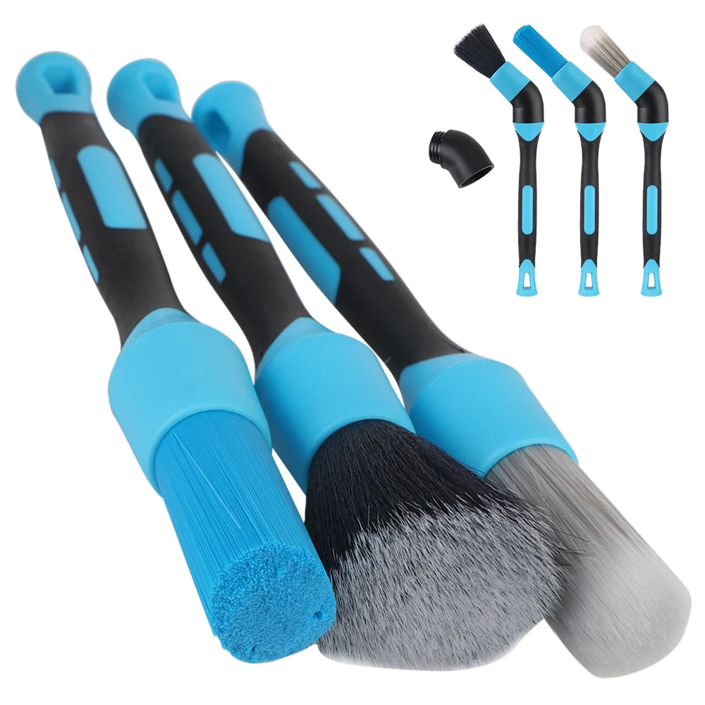 Brosse de nettoyage pour jantes de roue et sortie d'air de climatiseur
