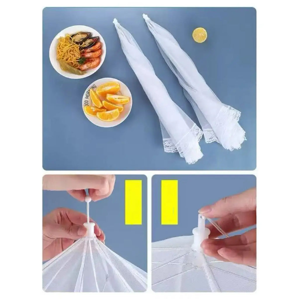 Food Cover Mesh Folding Washable Flies Tables