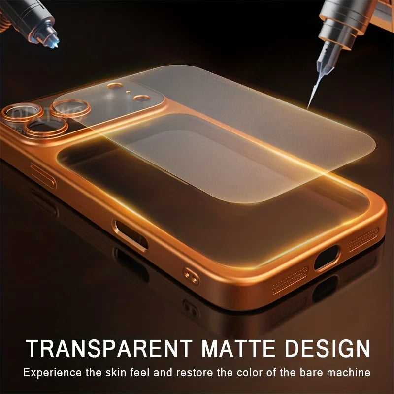 Luxury Plating Transparent Phone Case for IPhone