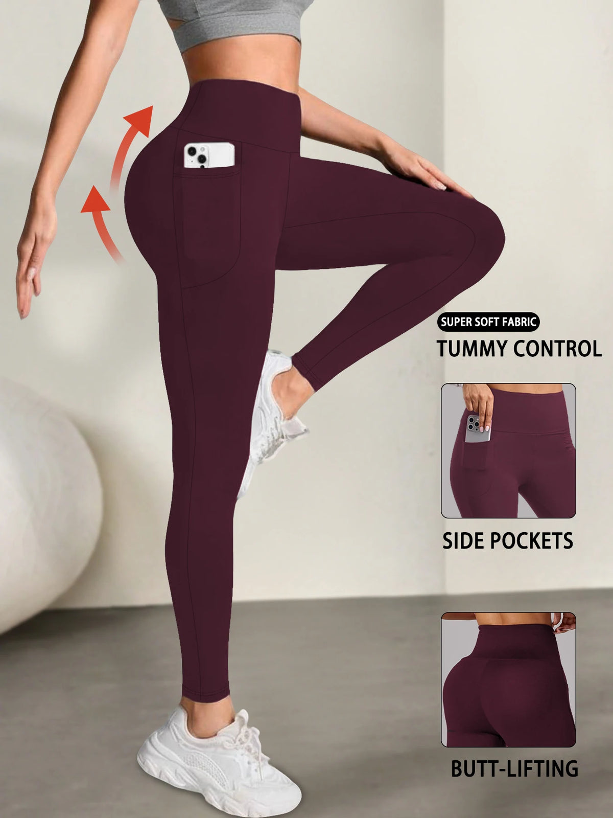 Women's Super Soft Leggings with Pockets