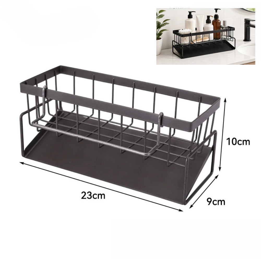 Kitchen Sink Drain Rack Sponge Storage Flexible