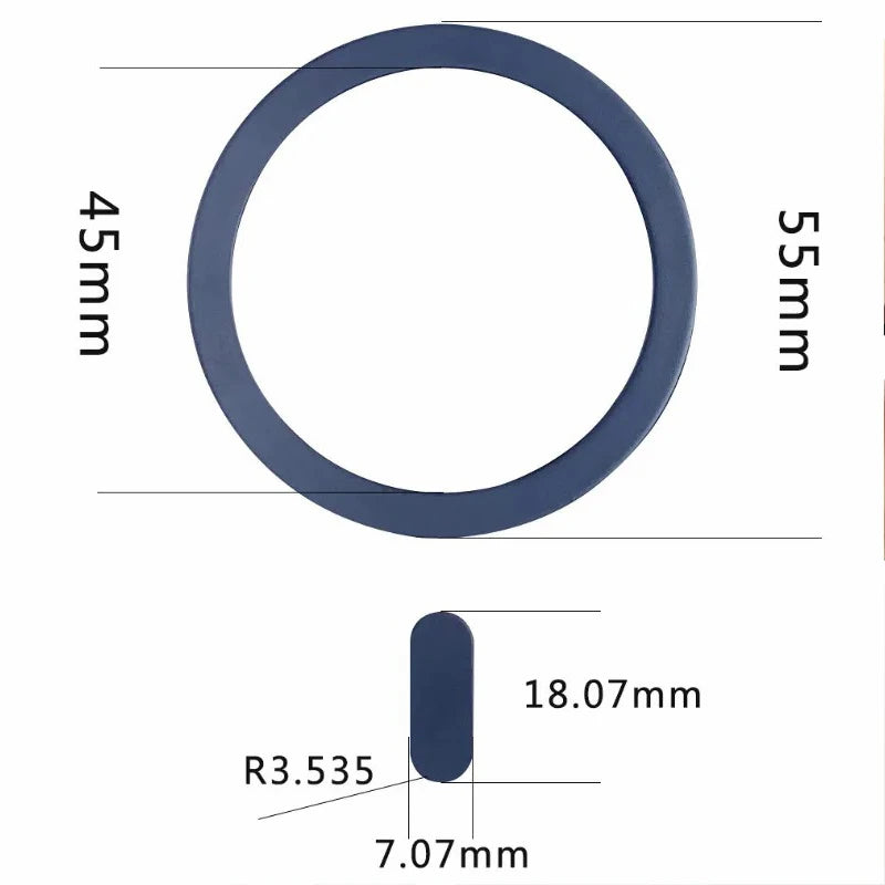 for Magsafe Magnetic Plate Ring Universal Metal
