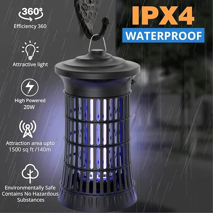 Senelux Mosquito Killer Lamp 4500V Fly Zapper 20W