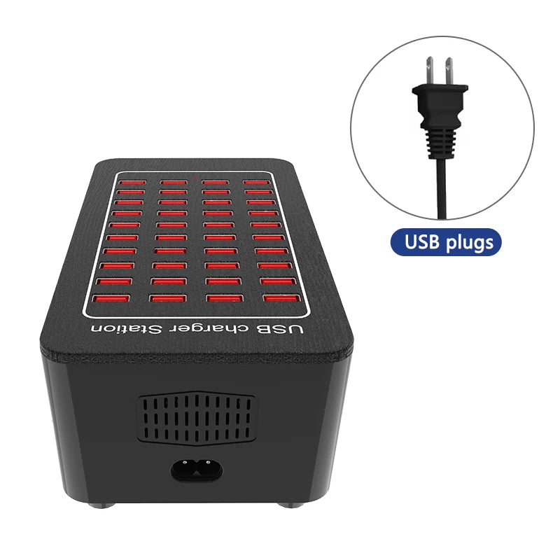 40 - Port USB Charging Station For a Variety of 9