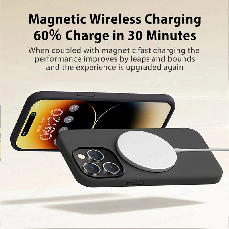 For Magsafe Original Magnetic Cases For iPhone 15