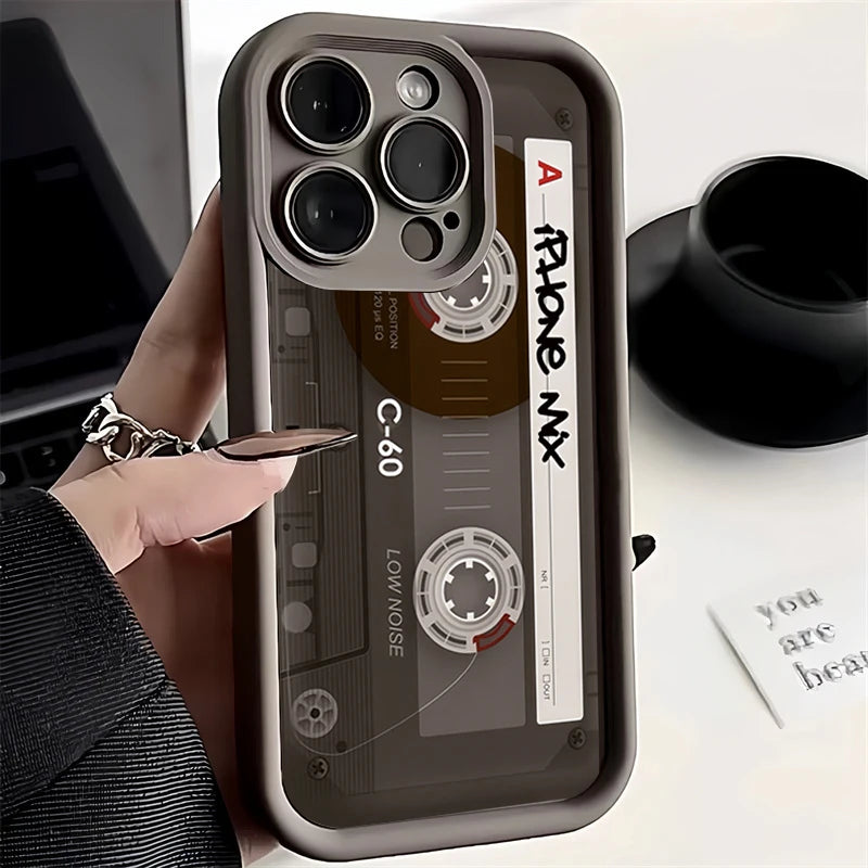 Lucky Tape Pattern Silicone Soft Phone Case