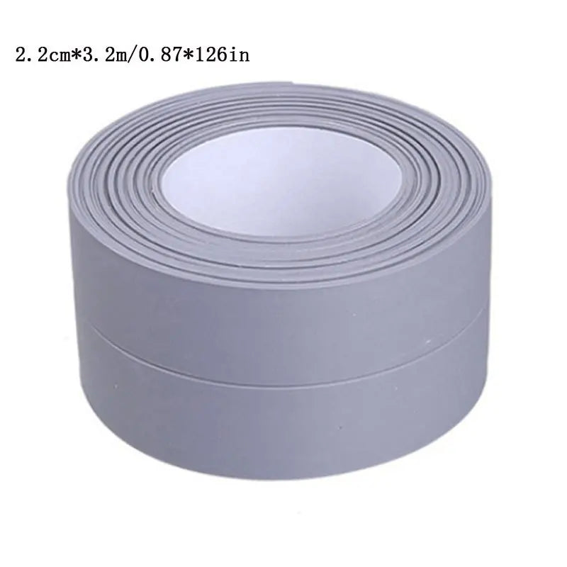 1m/3.2m PVC Waterproof Sealing Tape for Bathroom
