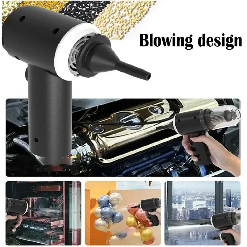 Aspirateur de voiture sans fil 9000Pa rechargeable par USB