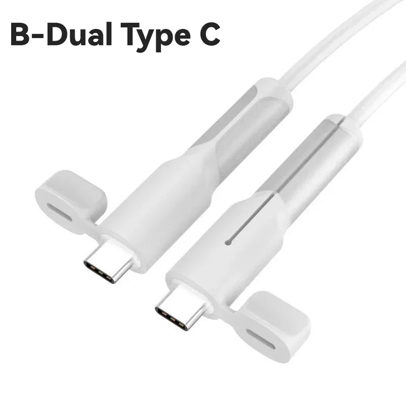 Soft Silicone Charger Cable Winder Protector USB