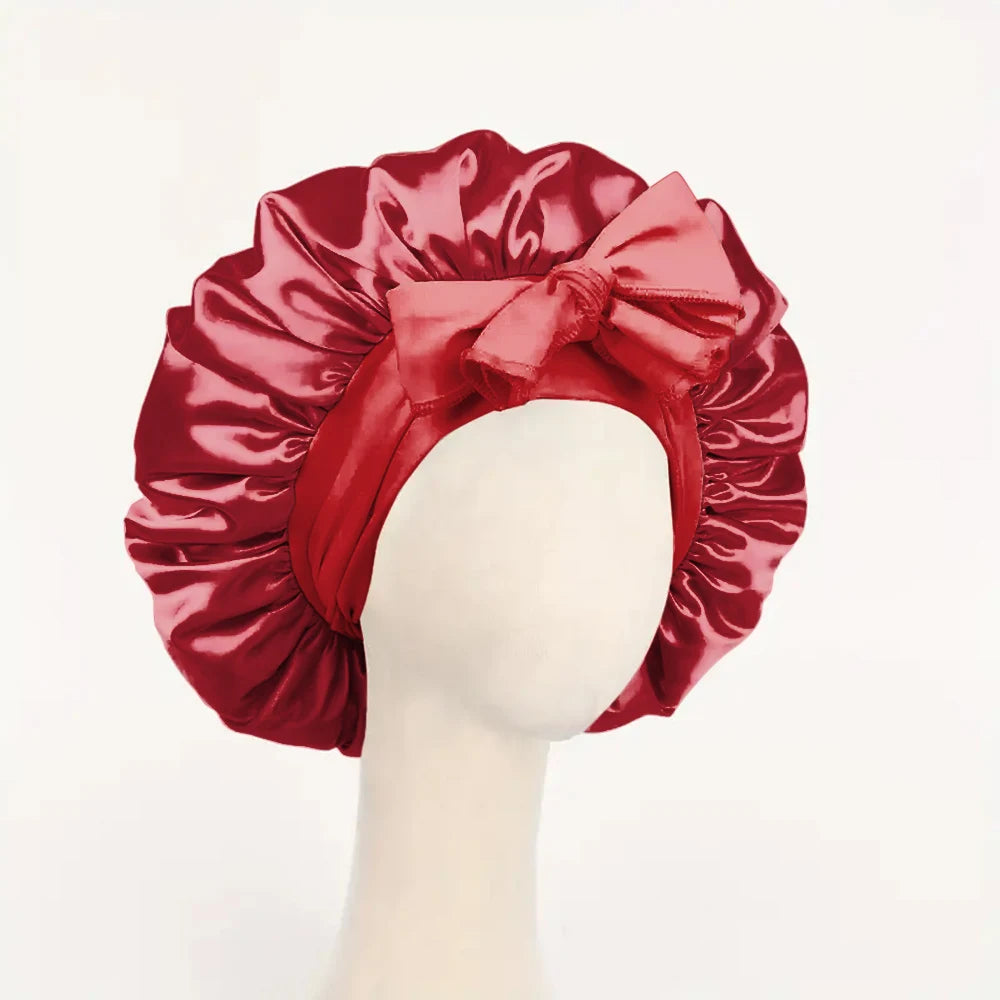Satin Bonnet Silk Bonnet Adjustable Bonne