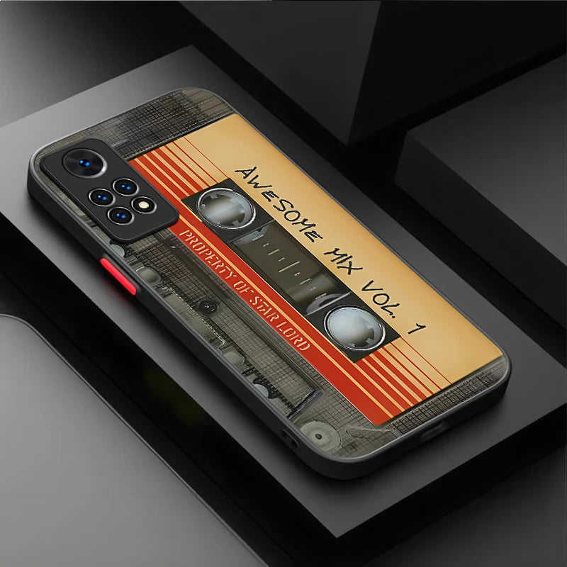 Lucky Tape Pattern Matte Hard Case For Xiaomi