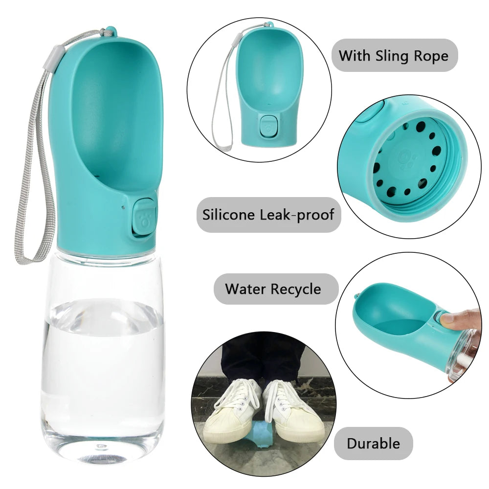 550ml Big Dog Water Bottle For Small Medium Dogs