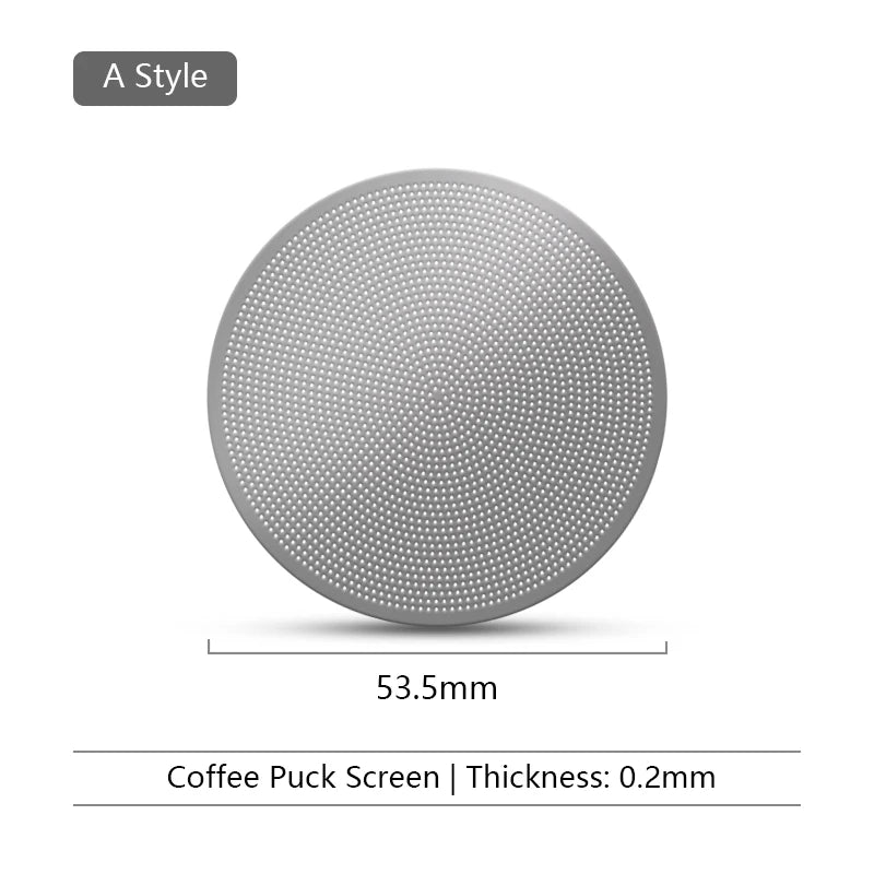 Espresso Puck Screen Coffee Filter Reusable