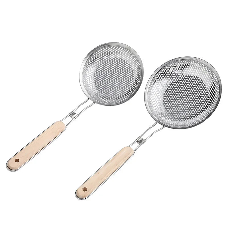 Stainless Steel Fine Mesh Skimmer Spoon