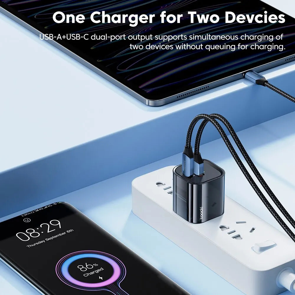Toocki GaN USB Type C Charger Portable High Speed